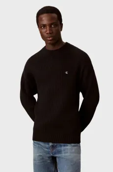 Мужской черный джемпер VERTICAL Черный S Calvin Klein LV04RH328G