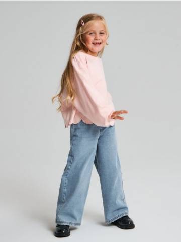 Джинси wide leg - синій Джинси wide leg - синій