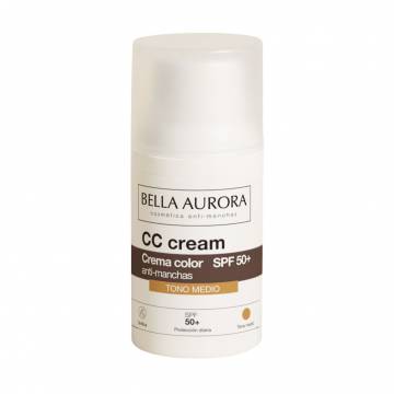 СС-крем для лица Bella Aurora CC Anti-Spot Cream SPF 50, Medium, 30 мл СС-крем для лица Bella Aurora CC Anti-Spot Cream SPF 50, Medium, 30 мл