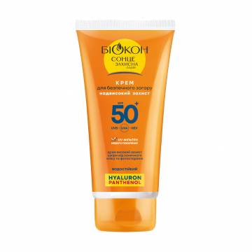 Крем для безопасного загара Біокон Сверхвысокая защита SPF 50+, 160 мл Крем для безопасного загара Біокон Сверхвысокая защита SPF 50+, 160 мл