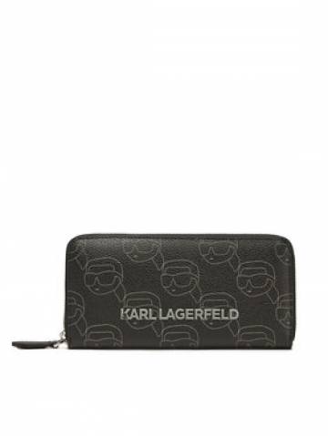 KARL LAGERFELD Жіночий гаманець A1W32044 Чорний KARL LAGERFELD Жіночий гаманець A1W32044 Чорний