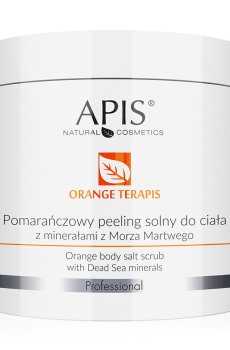 Уценка! Скраб для тела Apis Natural Cosmetics Orange Terapis Orange Body Salt Scrub с минералами Мертвого моря, 700 г