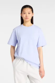 Женская  сиреневвая футболка NB Athletics Фиолетовый L New Balance WT41501DYK