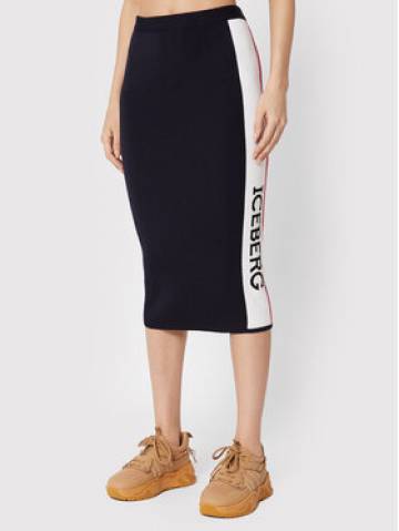 Iceberg Спідниця-олівець 22II2P0AC027010 Cиній Slim Fit Iceberg Спідниця-олівець 22II2P0AC027010 Cиній Slim Fit