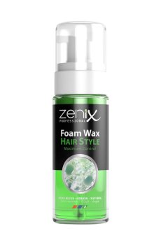 Восковая пена для волос Zenix Professional Wax Hair Style Maximum Control Смесь трав, 150 мл