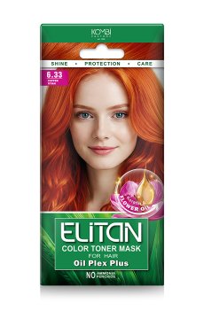 Тонирующая маска для волос Elitan Color Toner Mask 6.33 Медный тициан, 30 мл