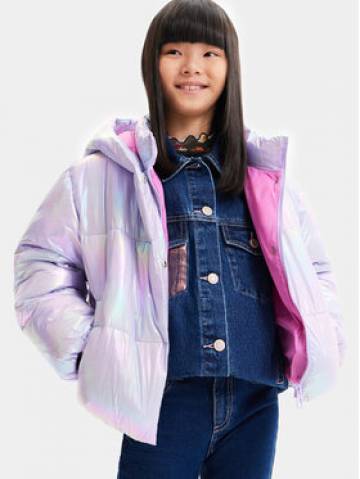 Desigual Пуховик 23WGEW01 Фіолетовий Regular Fit Desigual Пуховик 23WGEW01 Фіолетовий Regular Fit
