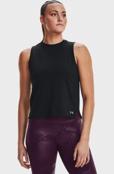 Женская черная майка UA Rush Tank Черный S Under Armour 1368177-001