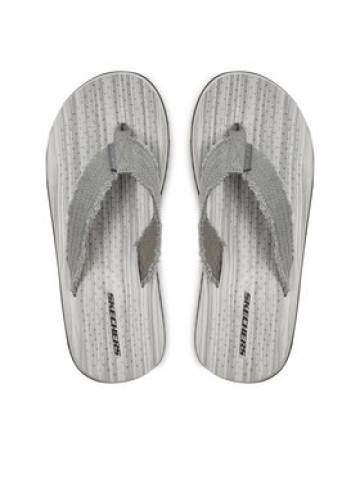 Skechers Вєтнамки Tantric-Fritz 205098/GRY Сірий Skechers Вєтнамки Tantric-Fritz 205098/GRY Сірий