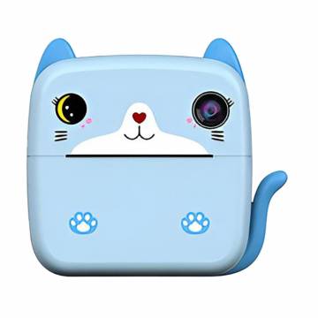 Детская камера мгновенной печати Bright Spring Котенок, синяя, от 3 лет (031325-A21) Детская камера мгновенной печати Bright Spring Котенок, синяя, от 3 лет (031325-A21)
