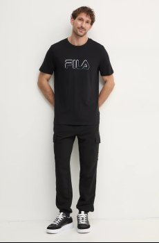 Хлопковая футболка Fila Lauben