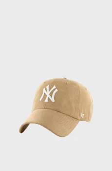 Бежевая кепка NEW YORK YANKEES BALLPARK SUED Бежевый ONESIZE 47 Brand BPSDE17USS-KH