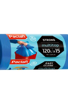 Мешки для мусора Paclan Multitop 120 л, 15 шт