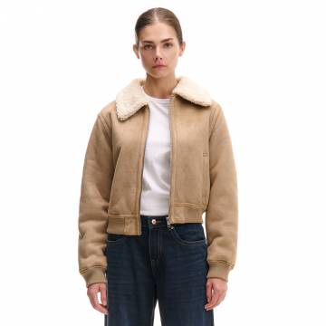 Cropp - Куртка зі штучної замші - теплий оливковий Cropp - Куртка зі штучної замші - теплий оливковий