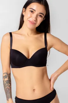 Женский черный бюстгальтер Черный 70C brabrabra SLZ24001076