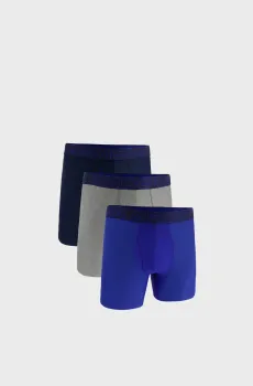Мужские боксеры (3 шт) UA PERFORMANCE TECH - SOLID 6 3PK Разноцветный 3XL Under Armour 1383878-400