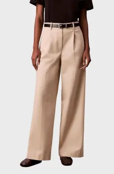 Женские бежевые брюки CHINO Бежевый 4 Calvin Klein LV044D664G