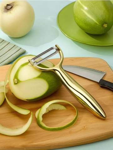 Овочечистка - пастельний рожевий