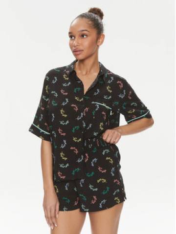 DKNY Піжама YI70005 Чорний Regular Fit DKNY Піжама YI70005 Чорний Regular Fit