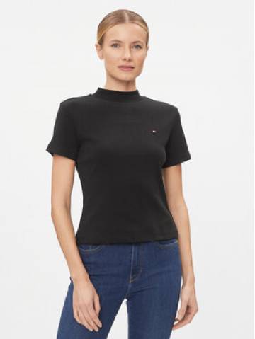 Tommy Hilfiger Футболка New Cody WW0WW40586 Чорний Slim Fit Tommy Hilfiger Футболка New Cody WW0WW40586 Чорний Slim Fit