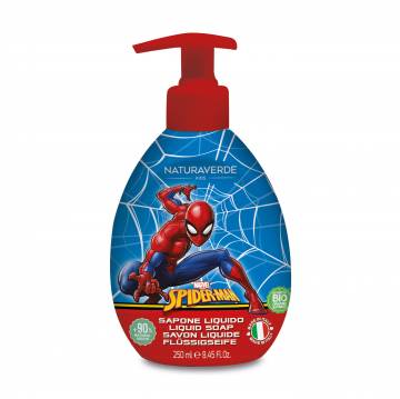 Детское жидкое мыло Naturaverde Spiderman Liquid Soap с органическими экстрактами овса, 250 мл Детское жидкое мыло Naturaverde Spiderman Liquid Soap с органическими экстрактами овса, 250 мл