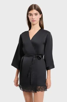 Женский черный пеньюар DESIRE Черный S Etam 6550814