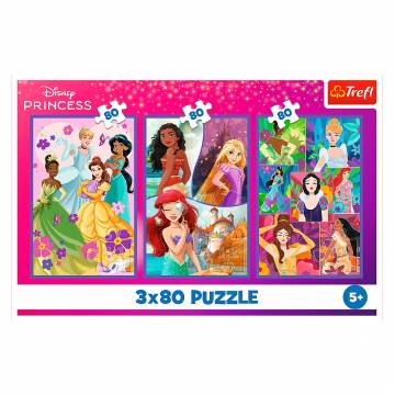 Пазли Trefl Princess Друзі принцес 3 в 1 (34884)