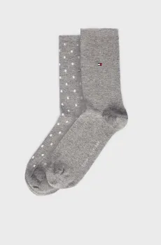 Женские серые носки (2 пары) TH WOMEN SOCK DOT Серый 39-42 Tommy Hilfiger 100001493