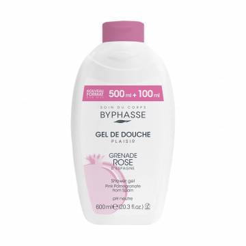 Гель для душа Byphasse Plaisir Shower Gel Розовый гранат, 600 мл Гель для душа Byphasse Plaisir Shower Gel Розовый гранат, 600 мл