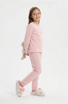 Капці Hello Kitty - пастельний рожевий