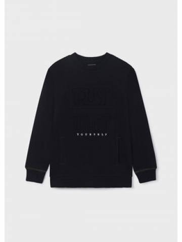 Mayoral Світшот 7450 Чорний Regular Fit Mayoral Світшот 7450 Чорний Regular Fit