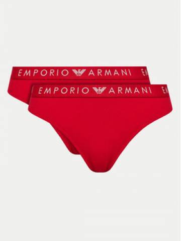 Emporio Armani Underwear Набір з 2 пар бразилійських трусів 163337 4F227 10374 Червоний Emporio Armani Underwear Набір з 2 пар бразилійських трусів 163337 4F227 10374 Червоний