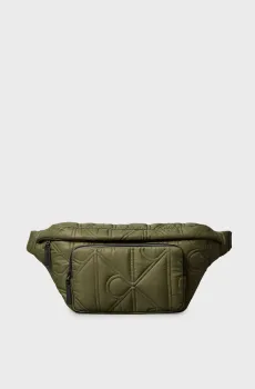 Мужская оливковая поясная сумка PUFFER SLING Оливковый ONESIZE Calvin Klein LV04D3142G