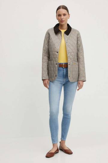 Куртка Barbour женская цвет серый переходная Куртка Barbour женская цвет серый переходная