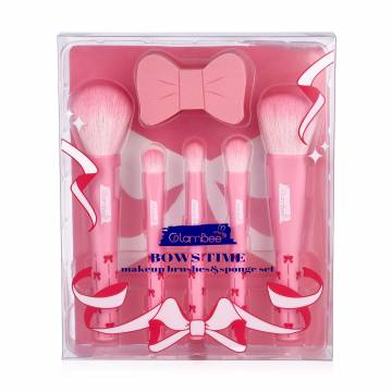 Набор для макияжа GlamBee Wow Day Makeup Brushes & Sponge Set, (5 кистей + 1 спонж) Набор для макияжа GlamBee Wow Day Makeup Brushes & Sponge Set, (5 кистей + 1 спонж)