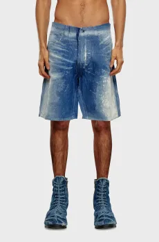 Мужские синие джинсовые шорты D-SHORTY-FSE Синий 28 Diesel A13819 068MK