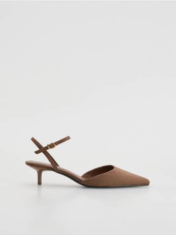 Reserved - Туфлі без задника - коричневий - 219FF-88X