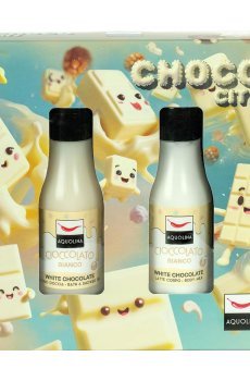 Набор для тела Aquolina White Chocolate (гель для ванны и душа, 125 мл + молочко для тела, 125 мл)