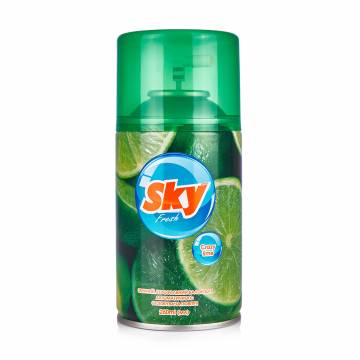 Сменный баллон к автоматическому освежителю Sky Style Crazy Lime, 260 мл Сменный баллон к автоматическому освежителю Sky Style Crazy Lime, 260 мл