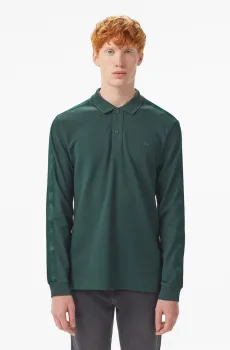 Мужское зеленое поло Зеленый L Lacoste PH2615YZP