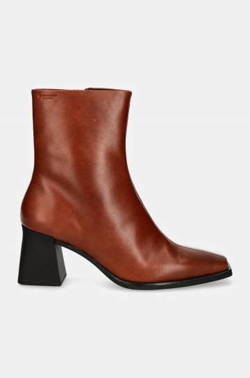 Кожаные полусапожки Vagabond Shoemakers HEDDA женские цвет коричневый каблук кирпичик 5002-001-04 Кожаные полусапожки Vagabond Shoemakers HEDDA женские цвет коричневый каблук кирпичик 5002-001-04