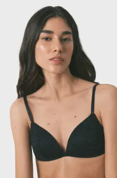 Женский черный бюстгальтер CHARMING Черный 85B womensecret 4023844