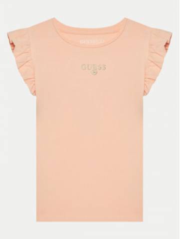 Guess Футболка K5RI26 K6YW4 Оранжевий Regular Fit Guess Футболка K5RI26 K6YW4 Оранжевий Regular Fit
