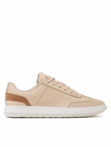 Tommy Hilfiger Снікерcи Corporate Seasonal Cup Leather FM0FM04491 Бежевий Tommy Hilfiger Снікерcи Corporate Seasonal Cup Leather FM0FM04491 Бежевий