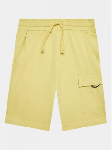 United Colors Of Benetton Шорти з тканини 3BL0C901U Жовтий Regular Fit United Colors Of Benetton Шорти з тканини 3BL0C901U Жовтий Regular Fit