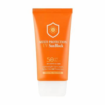 Солнцезащитный крем для лица 3W Clinic Multi Protection UV Sun Block SPF 50+ PA+++, 70 мл Солнцезащитный крем для лица 3W Clinic Multi Protection UV Sun Block SPF 50+ PA+++, 70 мл