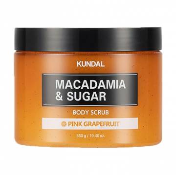 Уценка! Скраб для тела Kundal Macadamia & Sugar Body Scrub Pink Grapefruit, 550 г