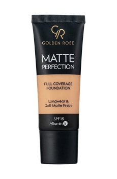 Тональная основа для лица Golden Rose Matte Perfection Full Coverage Foundation SPF 15, C6, 35 мл