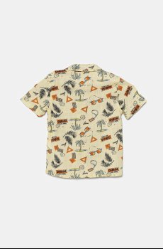 Детская рубашка с примесью льна Guess