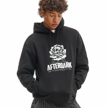 Cropp - Чорне худі з принтом - чорний